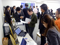 学習塾のための教育ツール オープン説明会会場風景