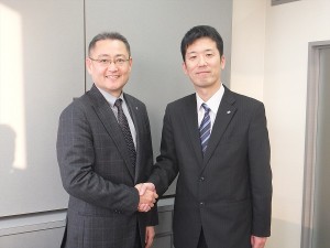 田中会長と川隅社長