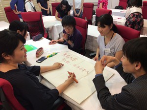 京成成田駅にあるホテルでオリエンテーション