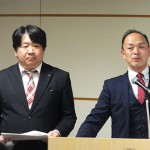 ウィザス・経営統括室の佐藤仁一 氏（右）と ＩＣＴ教育推進本部の平野秀和 氏（左）